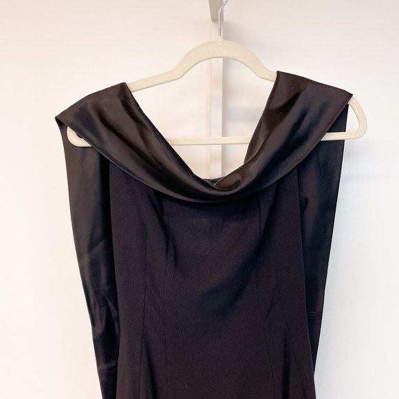 The Beaches Band Midi Length Black Cocktail Dress - Picture 4 of 5